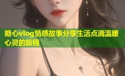糖心vlog情感故事分享生活点滴温暖心灵的旅程