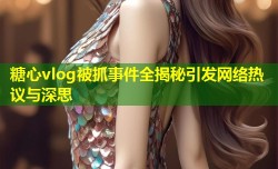 糖心vlog被抓事件全揭秘引发网络热议与深思